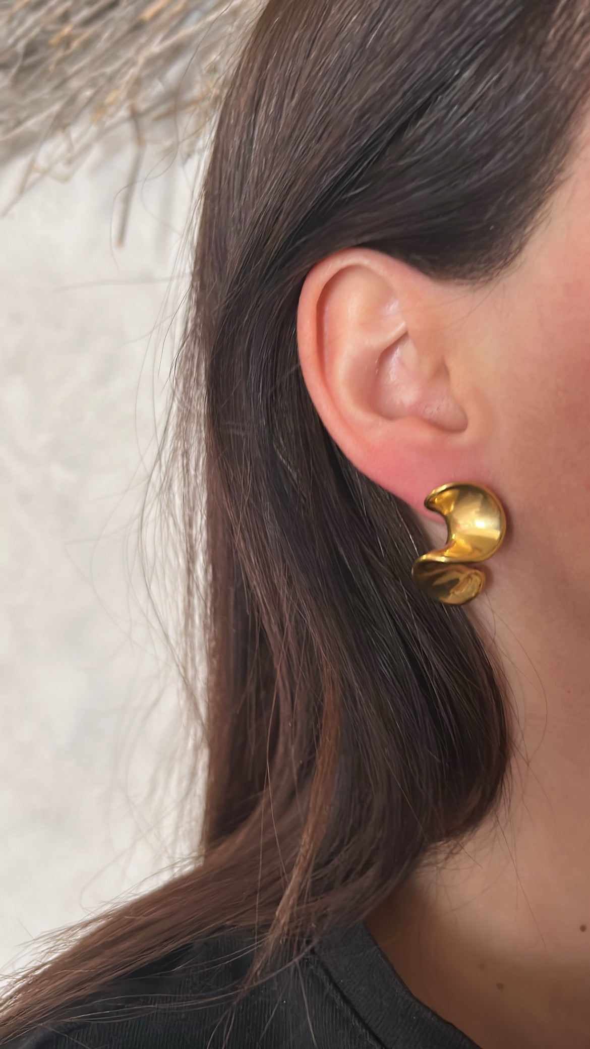 Boucles d’oreilles design abstrait