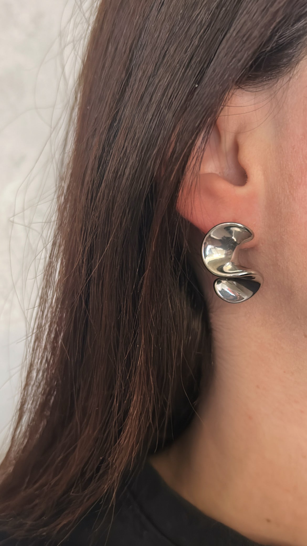 Boucles d’oreilles design abstrait